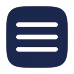 Hamburger Menu SVG Icon
